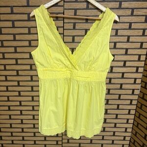 Gap Yellow‎ Tunic Tank Top Size 12